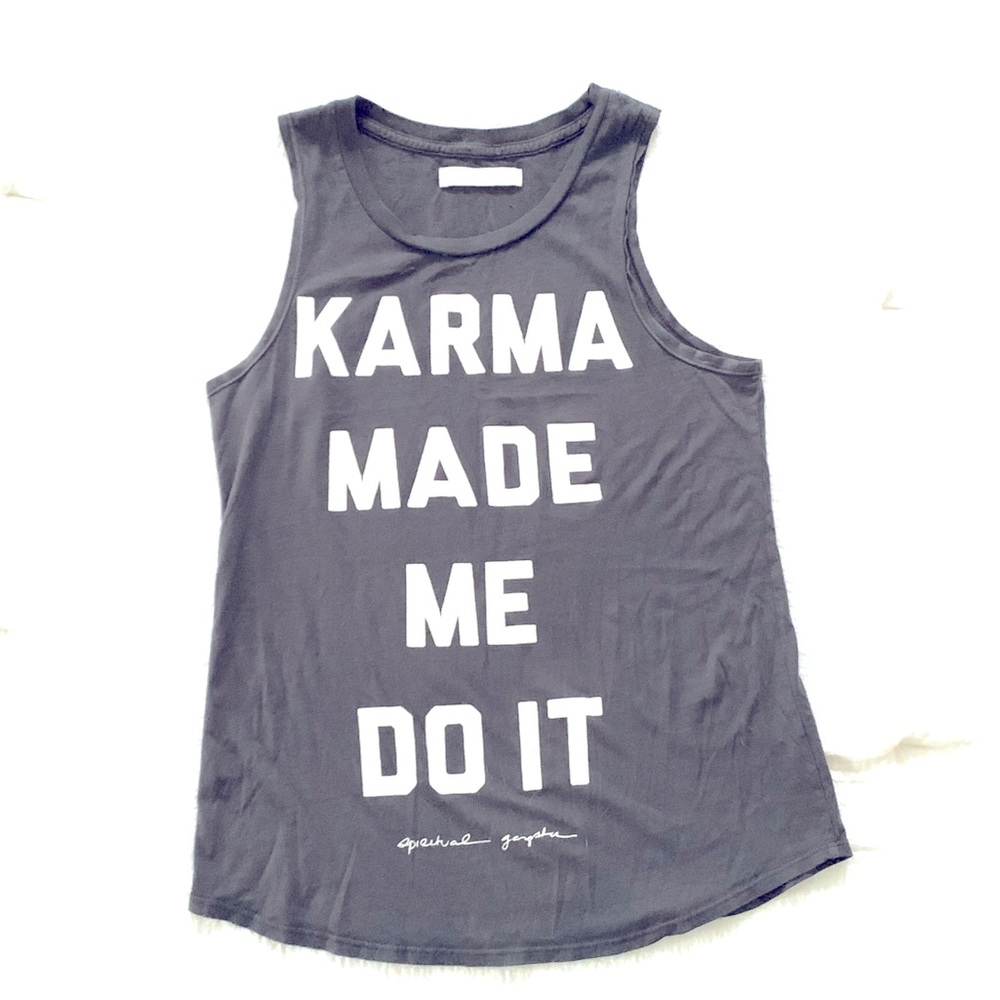 Spiritual gangster work out tank